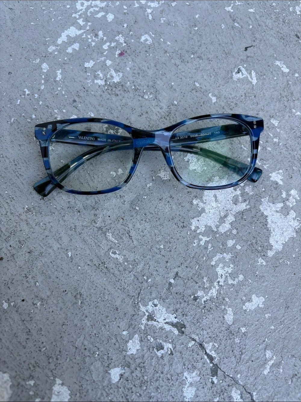 Valentino 3010 blue camouflage glasses